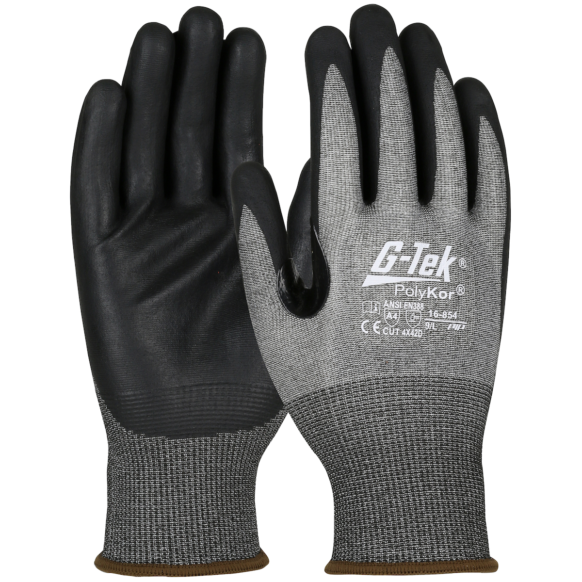 G-TEK POLYKOR 18G FOAM NITRILE PALM - Tagged Gloves
